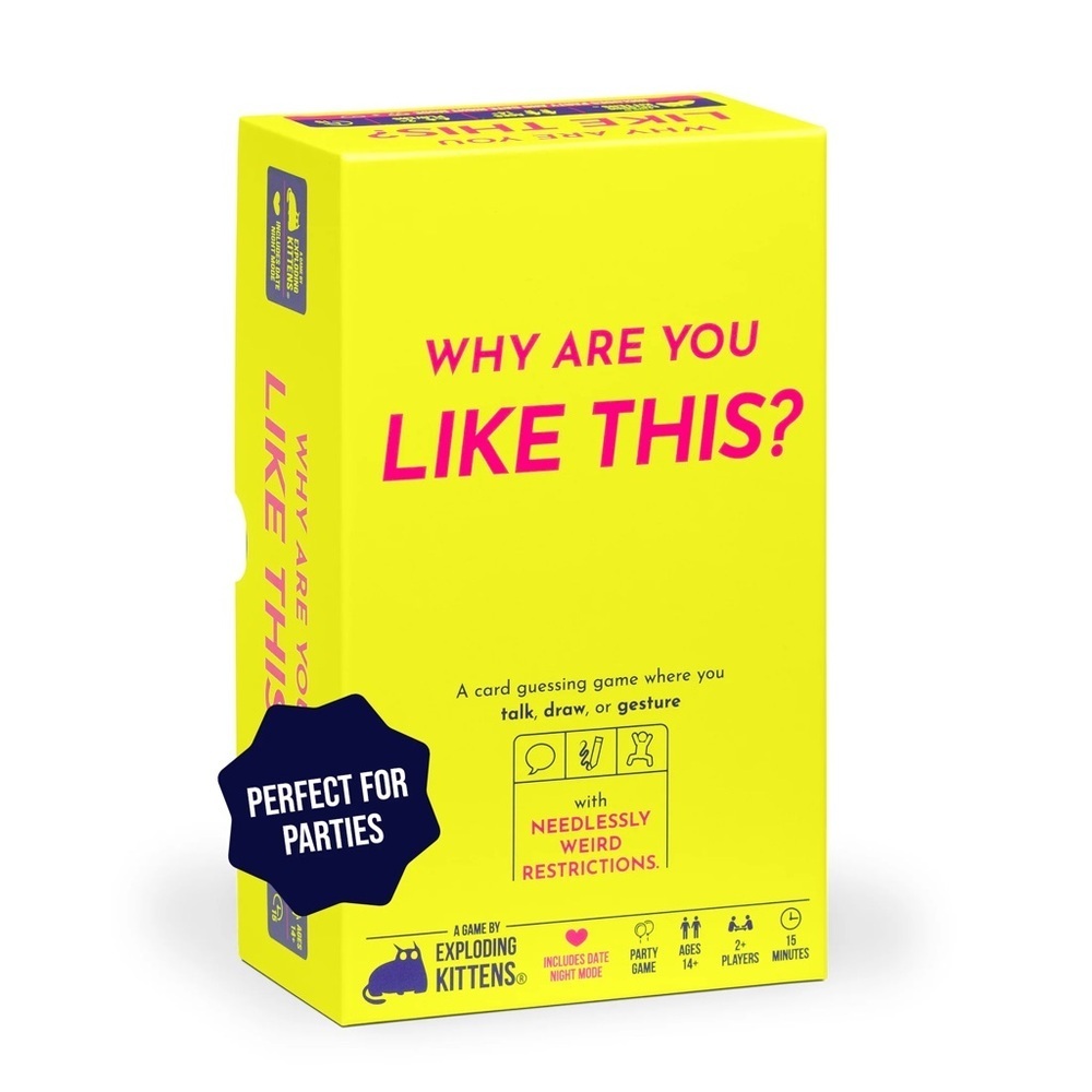 Exploding Kittens Why Are You Like This? Card Game -